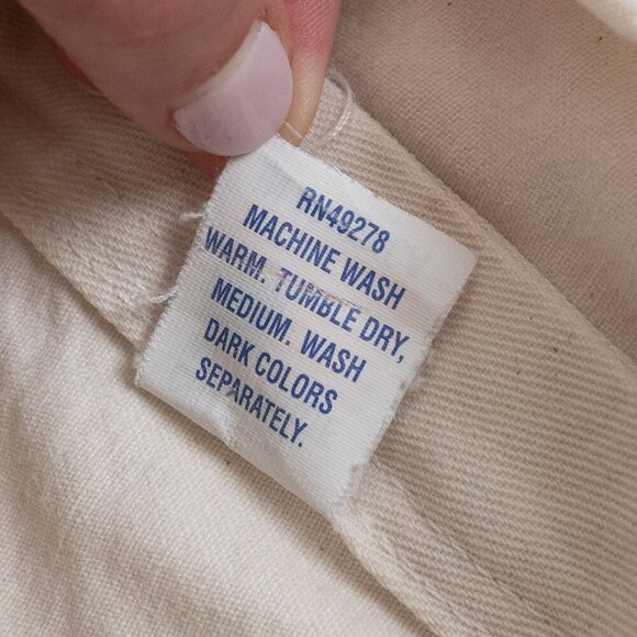 Stan Ray OG Painter Pants Straight Off White 30x30 Canvas Utility Heritage USA - Picture 12 of 13